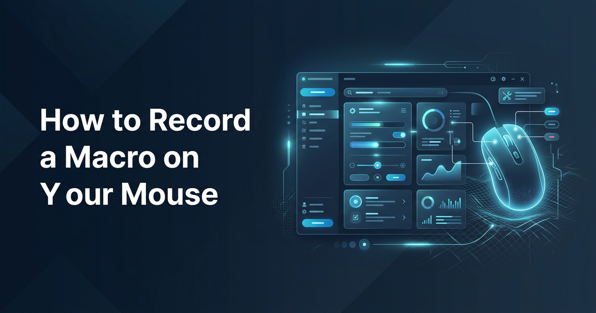 How to Record a Macro on Your Mouse