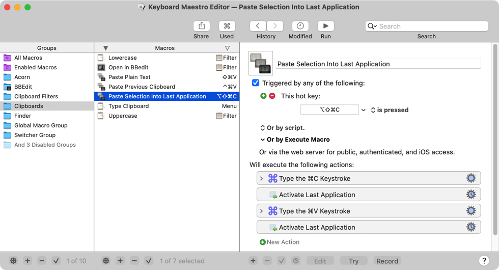Keyboard Maestro for Mac - the top TinyTask alternative for macOS users
